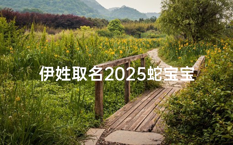 伊姓取名2025蛇宝宝,2025蛇年伊姓宝宝,吉祥如意迎新春