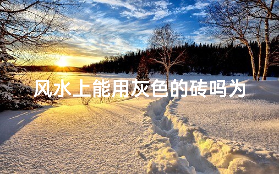 风水上能用灰色的砖吗为什么,灰色砖在风水中的应用探讨