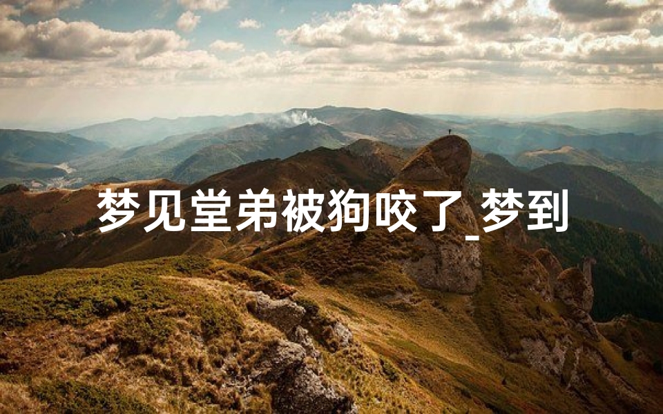 梦见堂弟被狗咬了_梦到弟弟让狗咬了