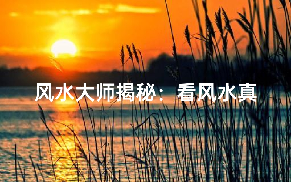 风水大师揭秘:看风水真能看财运?