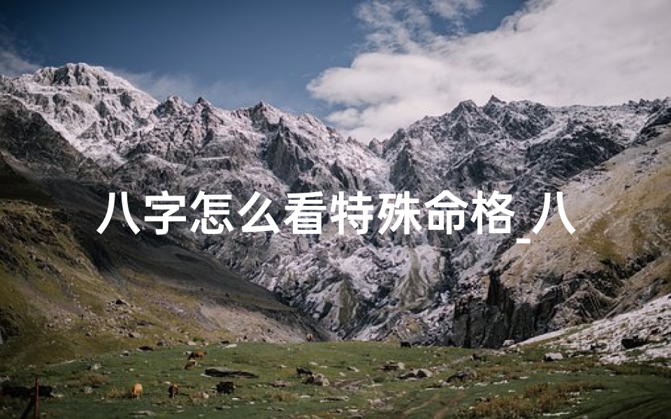 八字怎么看特殊命格_八字揭秘:特殊命格的奥秘解读