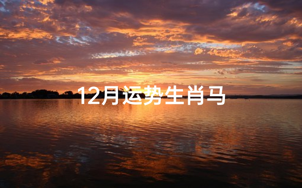 12月运势生肖马