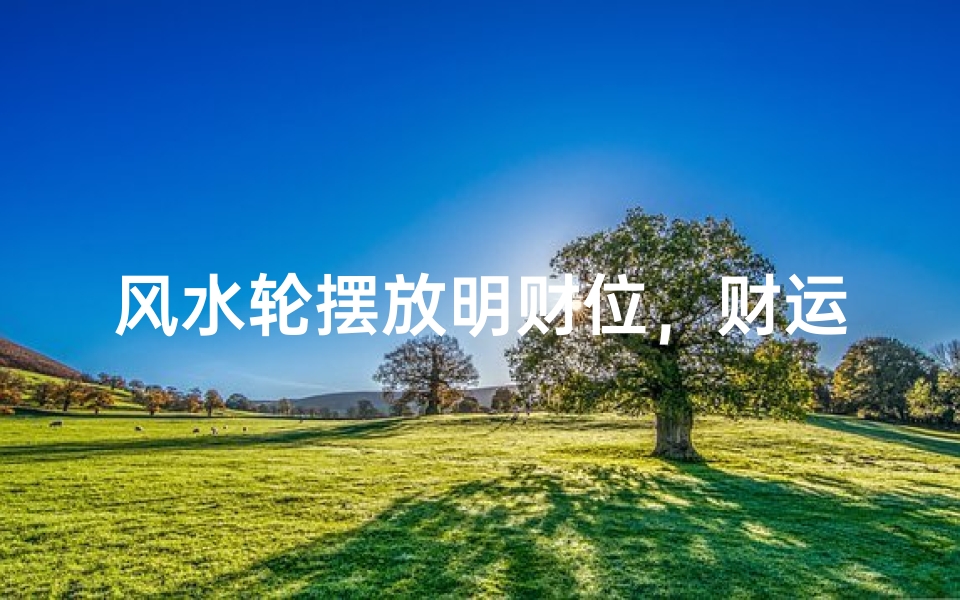 风水轮摆放明财位,财运滚滚来