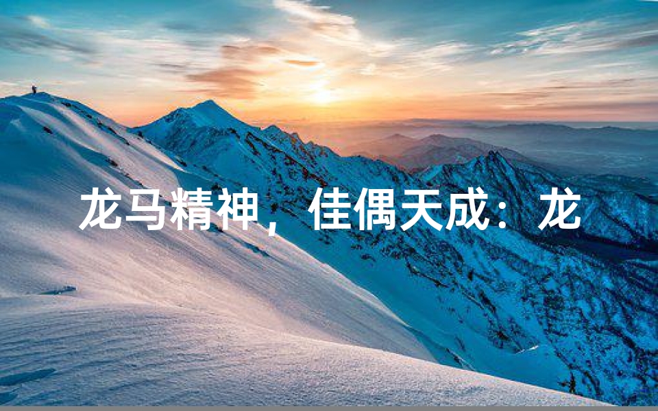 龙马精神,佳偶天成:龙夫马妻,相得益彰