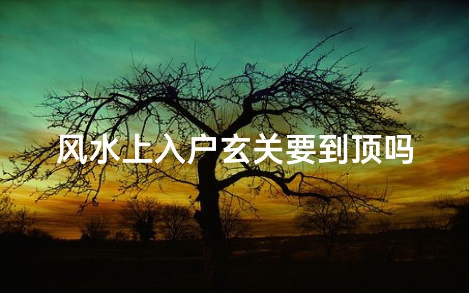 风水上入户玄关要到顶吗