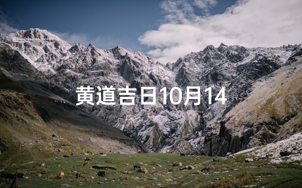 黄道吉日10月14