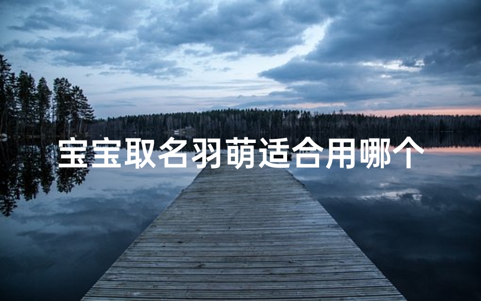 宝宝取名羽萌适合用哪个羽