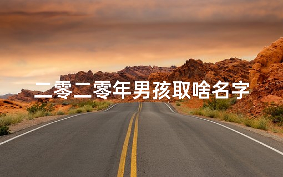 二零二零年男孩取啥名字-2025萌娃男孩名字大盘点