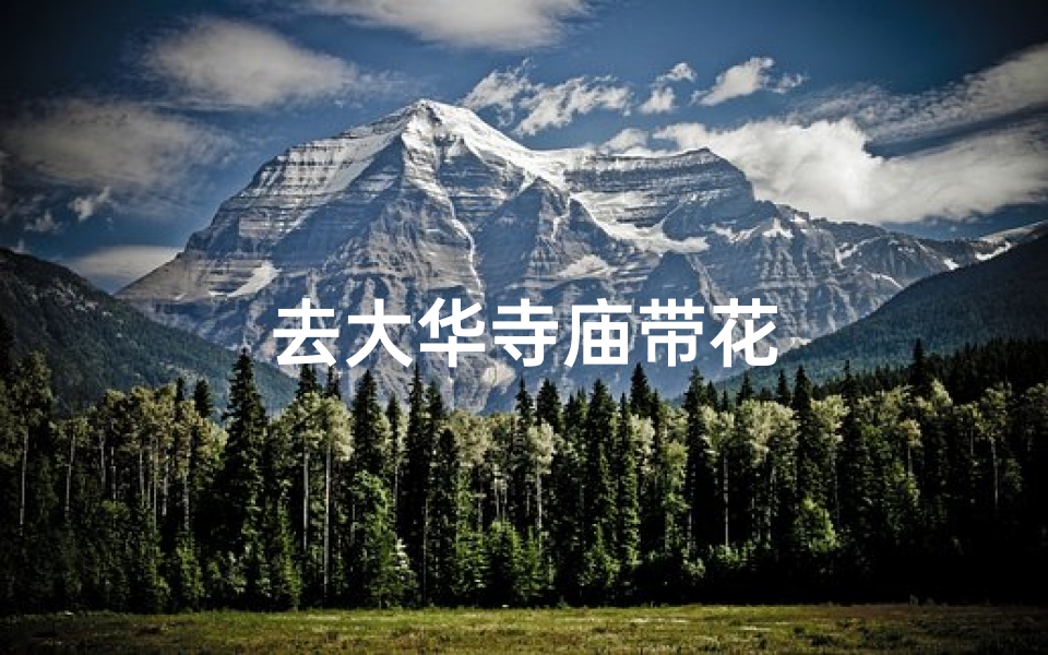 去大华寺庙带花