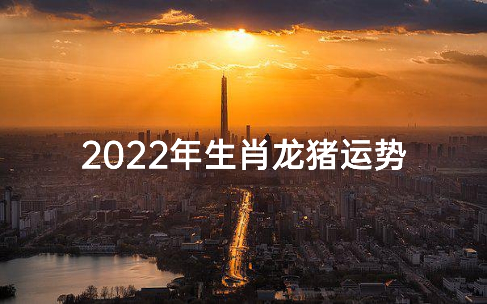 2022年生肖龙猪运势