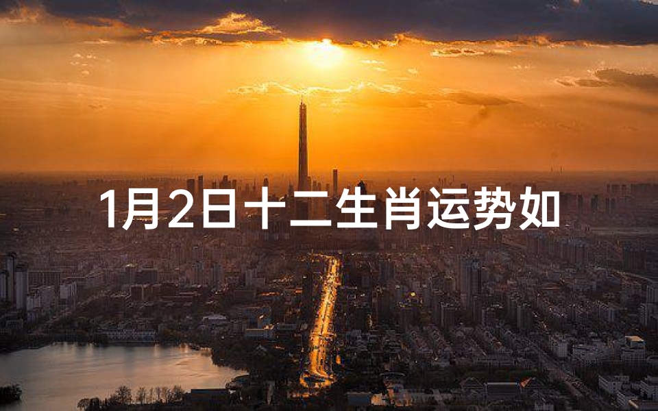 1月2日十二生肖运势如何;1月2日生肖运势揭秘:运势起伏大揭秘