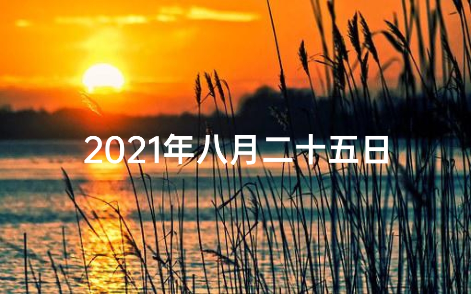 2021年八月二十五日黄历;《八月二十五日老黄历生肖运势揭秘》