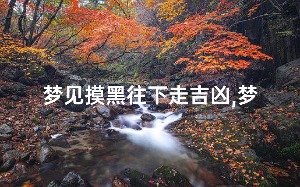 梦见摸黑往下走吉凶,梦见摸黑下山