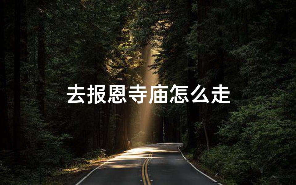 去报恩寺庙怎么走