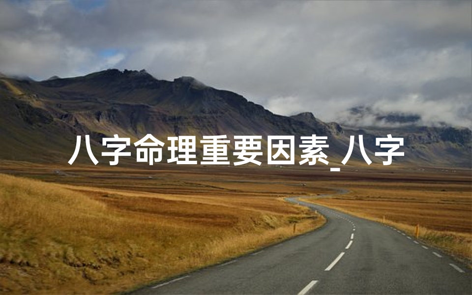 八字命理重要因素_八字命理重点知识