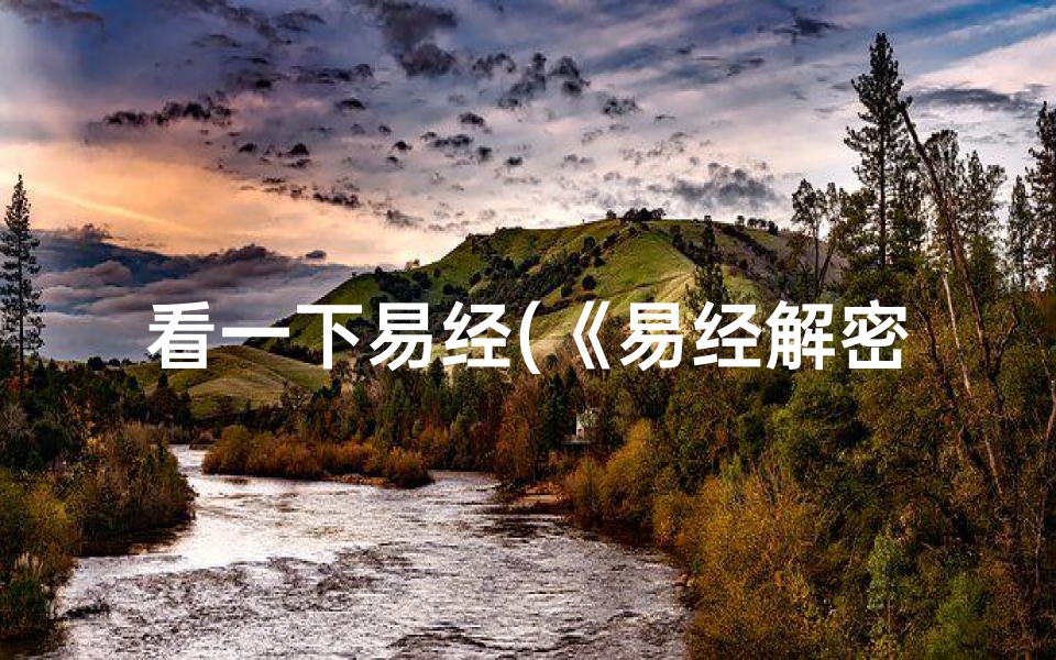 看一下易经(《易经解密:揭秘最准吉凶预测方法》)
