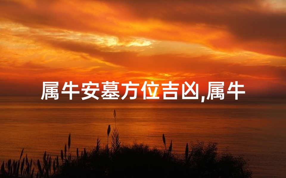 属牛安墓方位吉凶,属牛阴宅方位