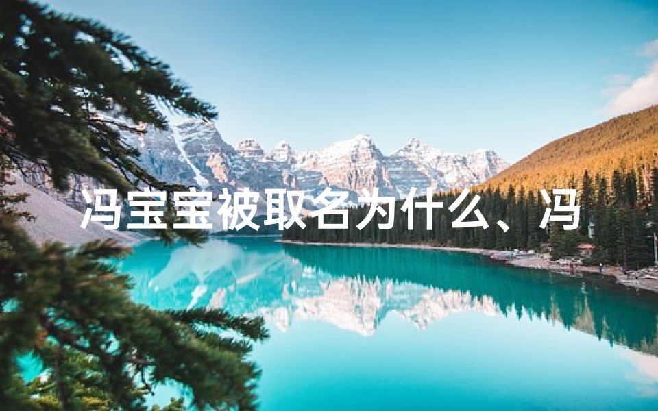 冯宝宝被取名为什么、冯宝宝的名字是谁取的