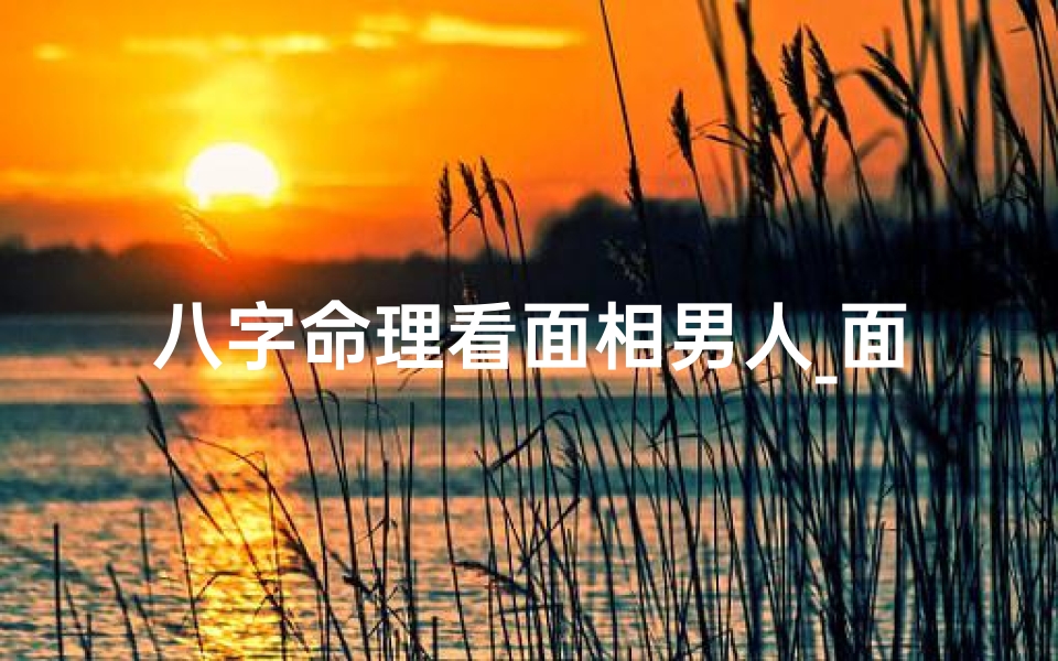 八字命理看面相男人_面相八字算命