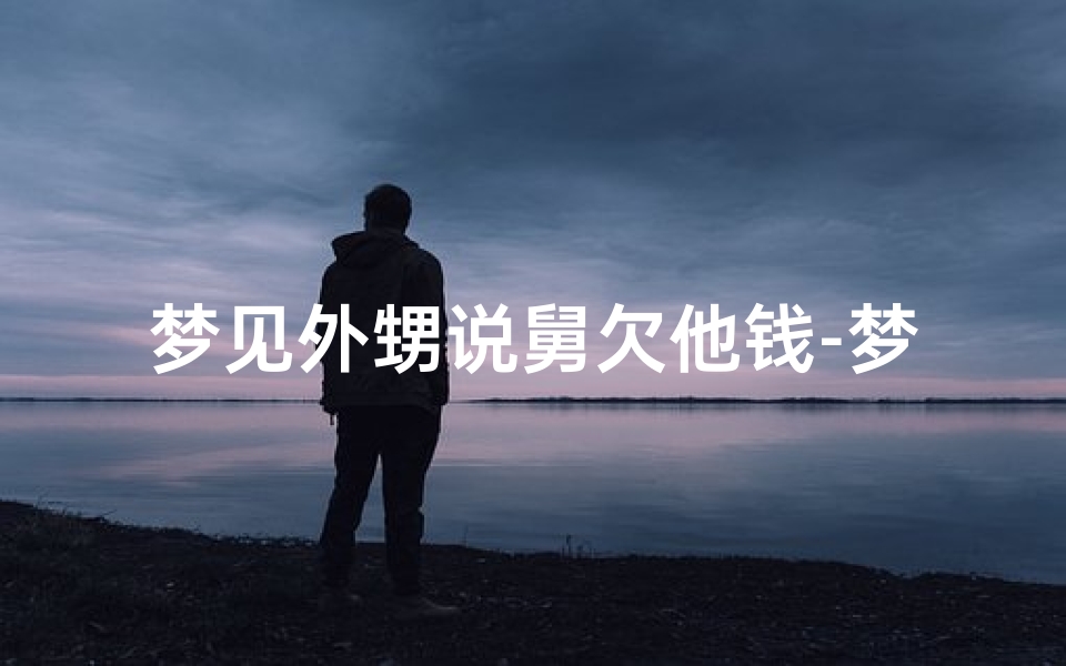 梦见外甥说舅欠他钱-梦见外甥说舅欠他钱了