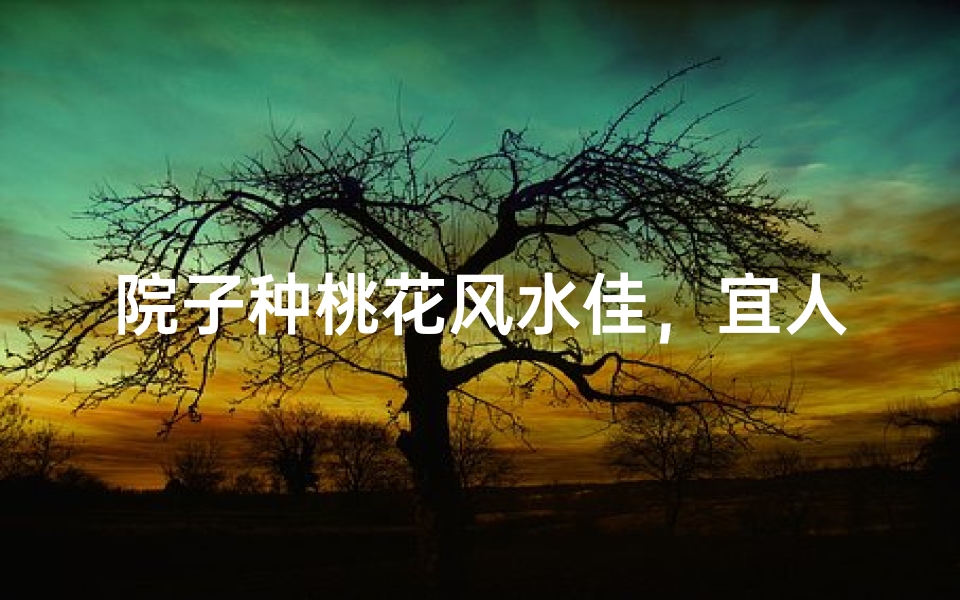 院子种桃花风水佳,宜人宜居好风水