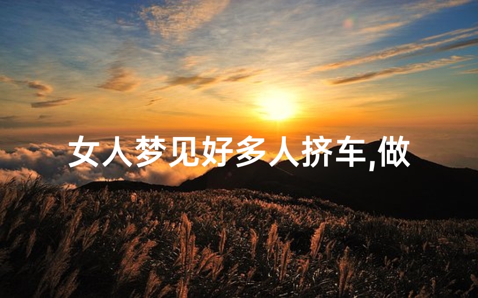 女人梦见好多人挤车,做梦人多挤车挤不上什么意思-优贝算卦网