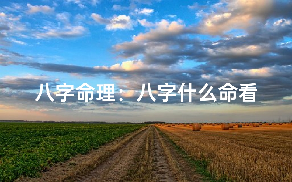八字命理:八字什么命看哪个柱最好?