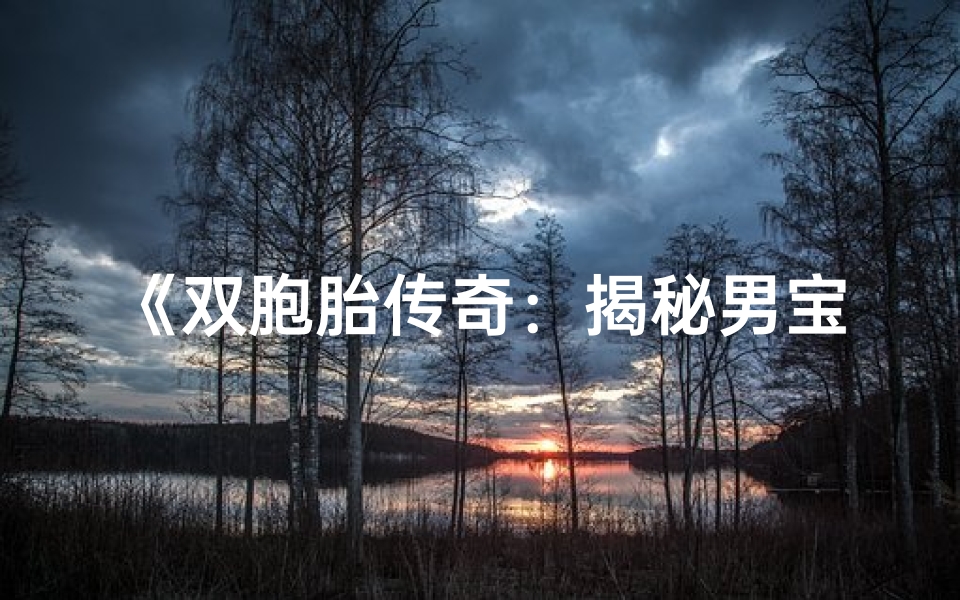 《双胞胎传奇:揭秘男宝独特名字背后的故事》