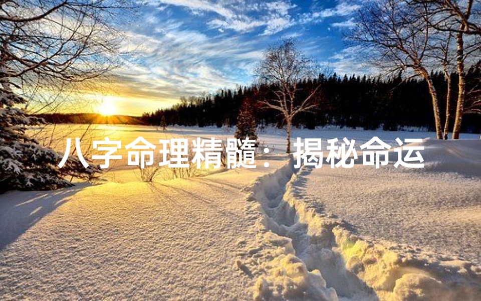 八字命理精髓:揭秘命运八字核心要义