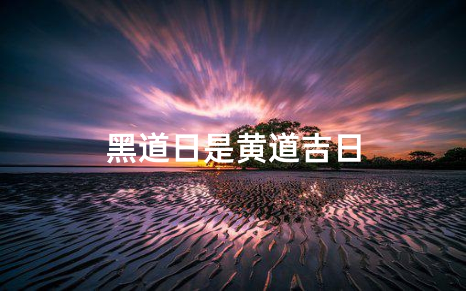 黑道日是黄道吉日