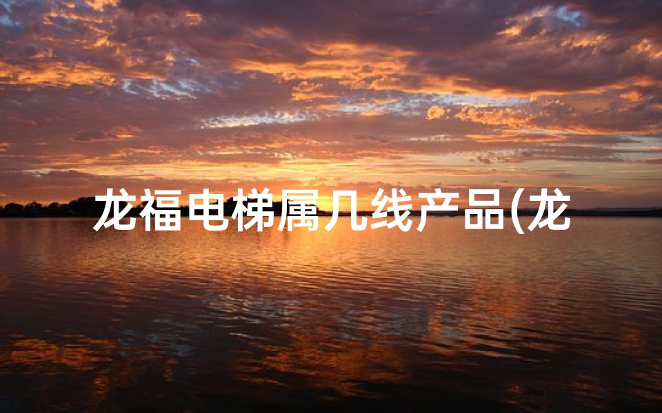 龙福电梯属几线产品(龙福电梯：引领高端，几线产品彰显非凡实力)