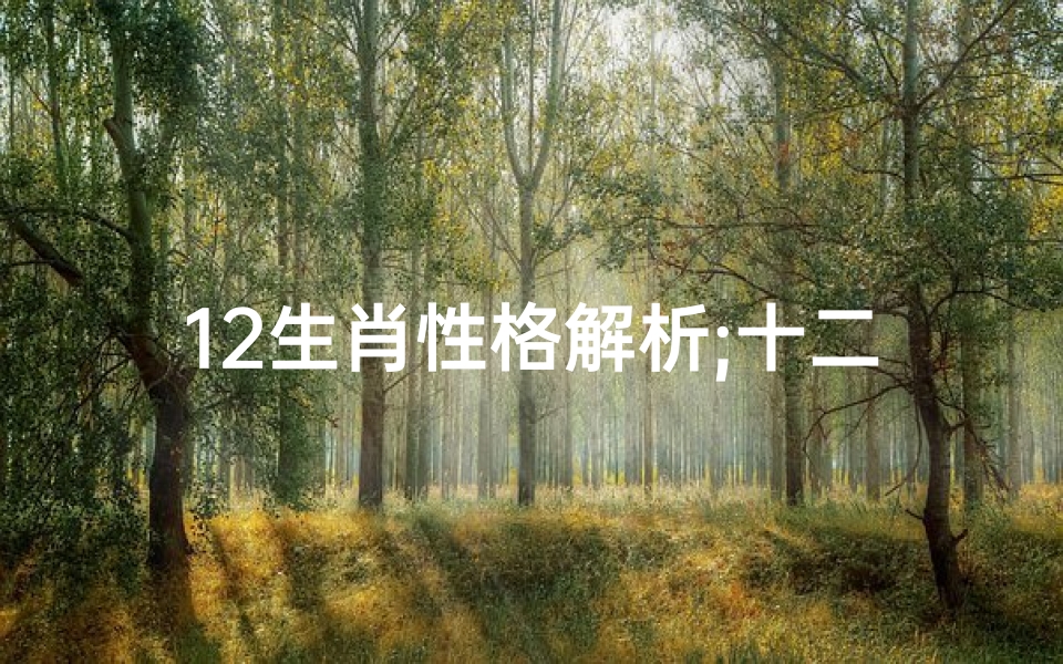 12生肖性格解析;十二生肖运势揭秘:性格命运大揭秘
