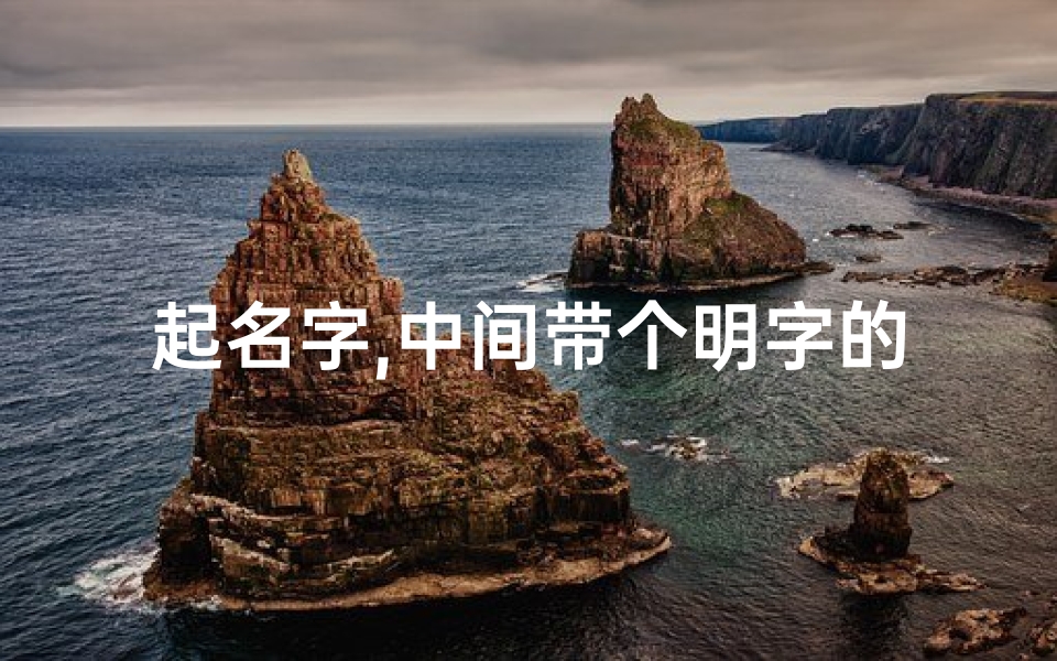 起名字,中间带个明字的-《明心童趣:寓意美好的儿童名字精选》