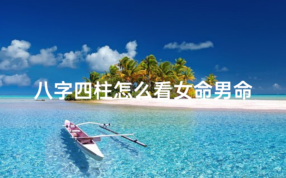 八字四柱怎么看女命男命—八字四柱揭秘:男女命运如何看