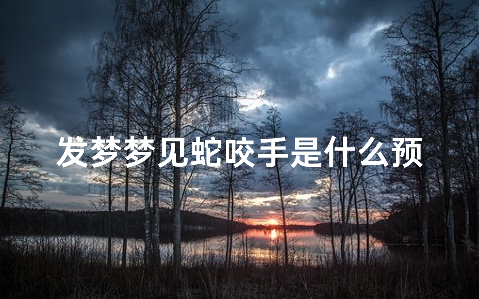 发梦梦见蛇咬手是什么预兆-做梦梦见蛇咬手是什么征兆