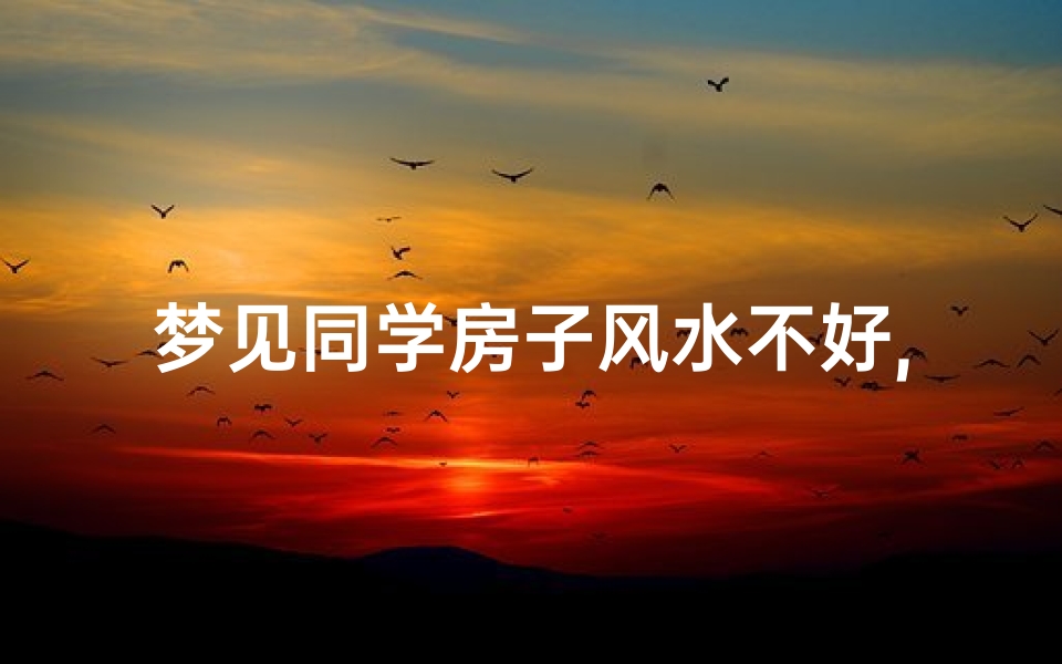 梦见同学房子风水不好,梦见同学的豪宅