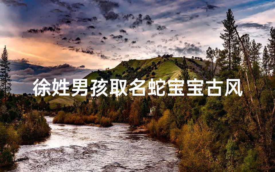 徐姓男孩取名蛇宝宝古风
