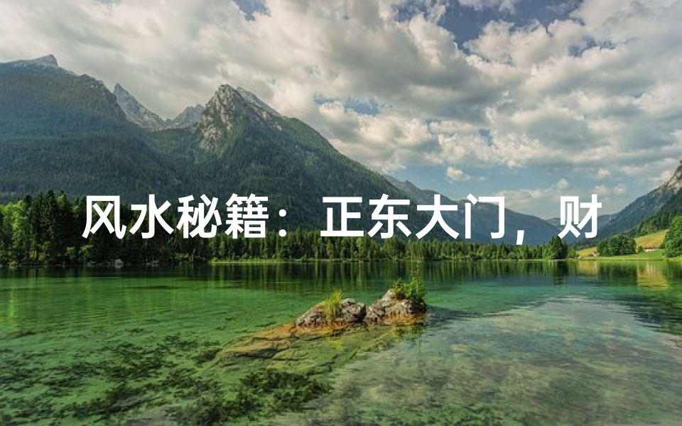 风水秘籍:正东大门,财运亨通之道