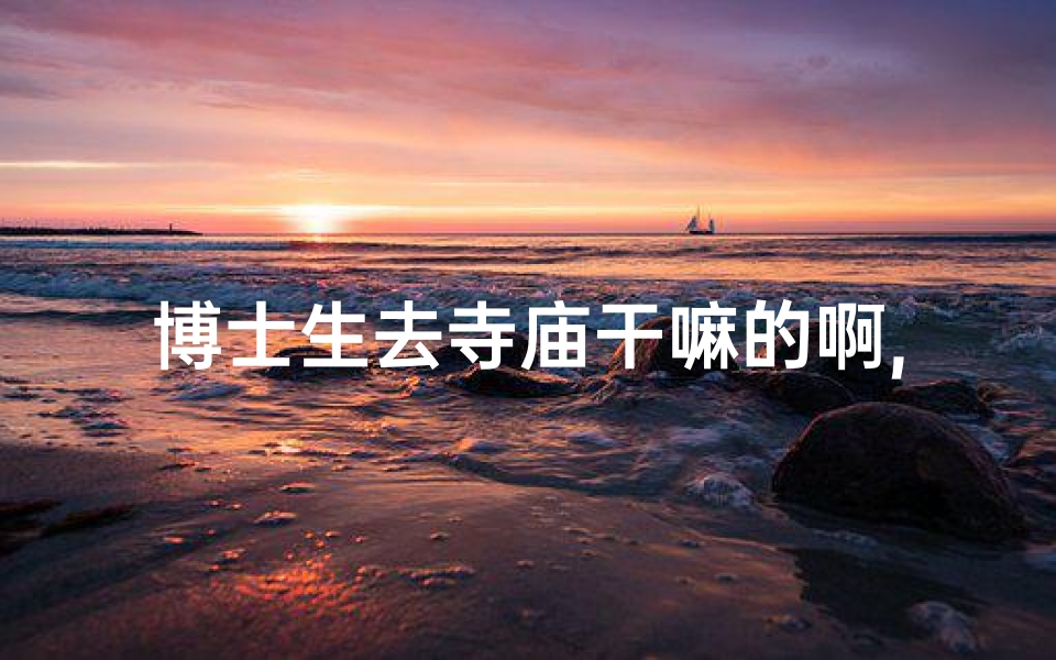 博士生去寺庙干嘛的啊,博士生寺庙探秘:禅意与学术的交融之旅