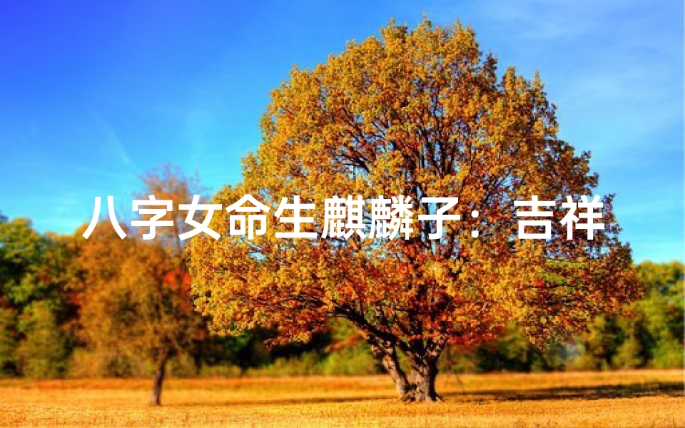 八字女命生麒麟子:吉祥之兆,福星临门