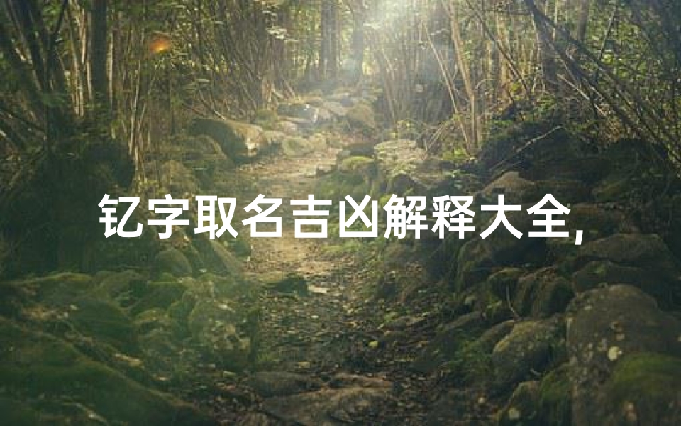 钇字取名吉凶解释大全,钇字取名吉凶解释大全男孩