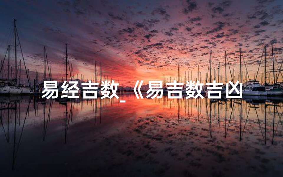 易经吉数_《易吉数吉凶解析:揭秘数字背后的运势秘密》