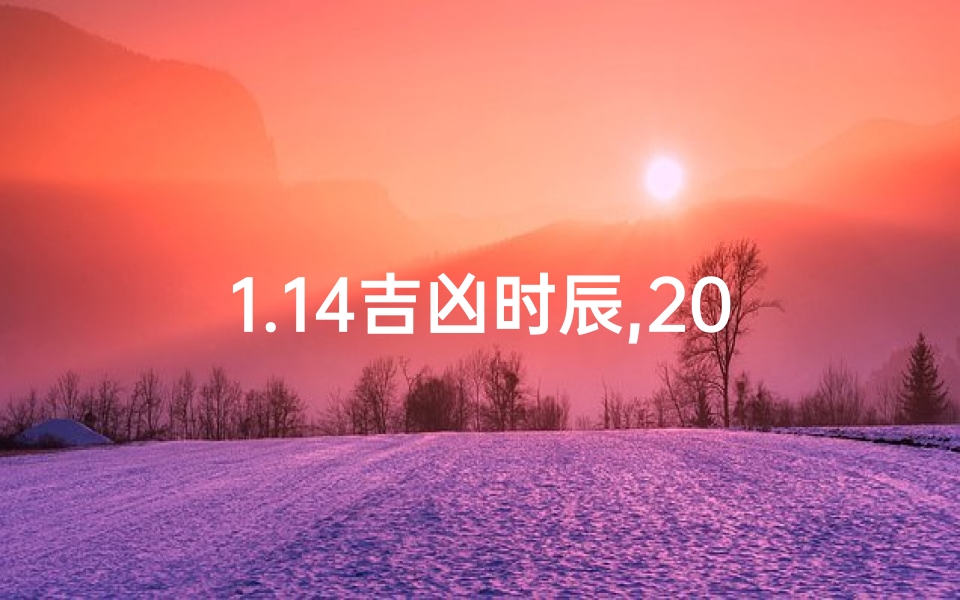 1.14吉凶时辰,2021.1.14吉时