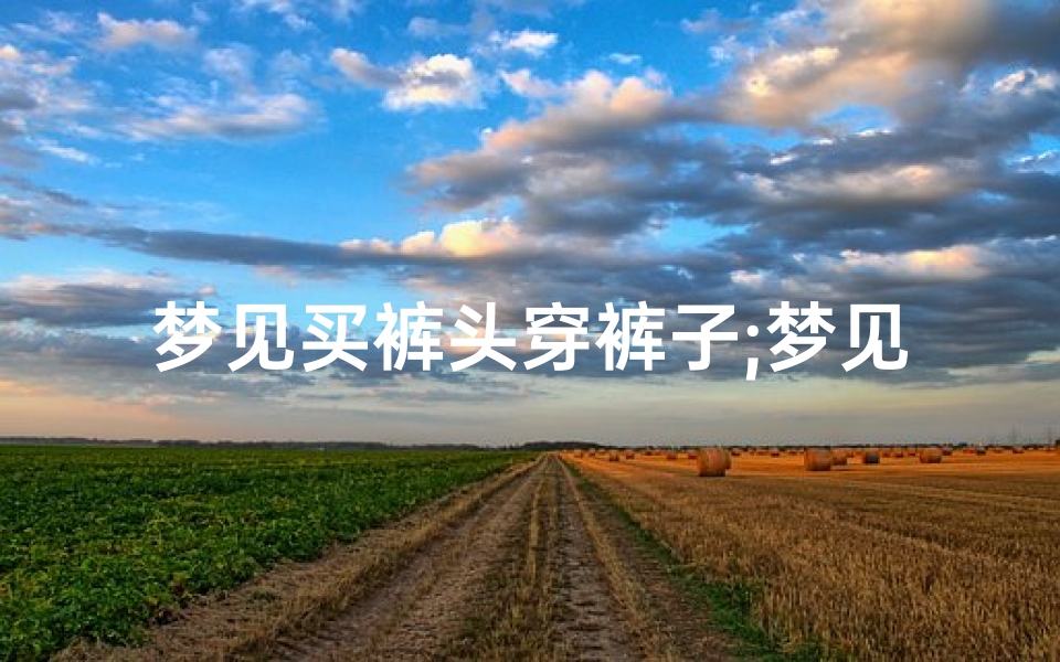梦见买裤头穿裤子;梦见买了一条裤子穿着很舒服