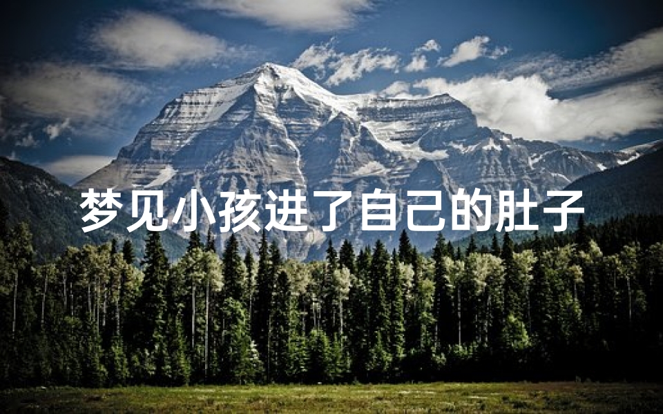 梦见小孩进了自己的肚子—梦见小孩子扑进怀里