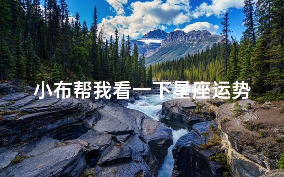 小布帮我看一下星座运势、小布你的星座是啥