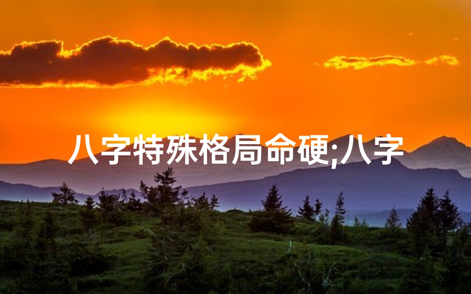 八字特殊格局命硬;八字普通格局与特殊格局