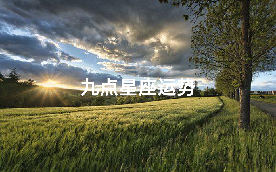 九点星座运势