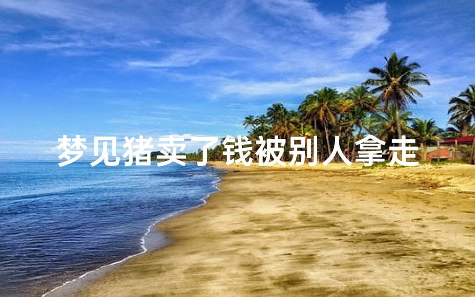 梦见猪卖了钱被别人拿走(梦见自己养的猪被别人卖了)