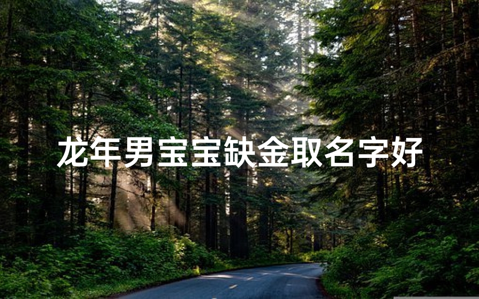 龙年男宝宝缺金取名字好吗_龙年女孩缺金名字